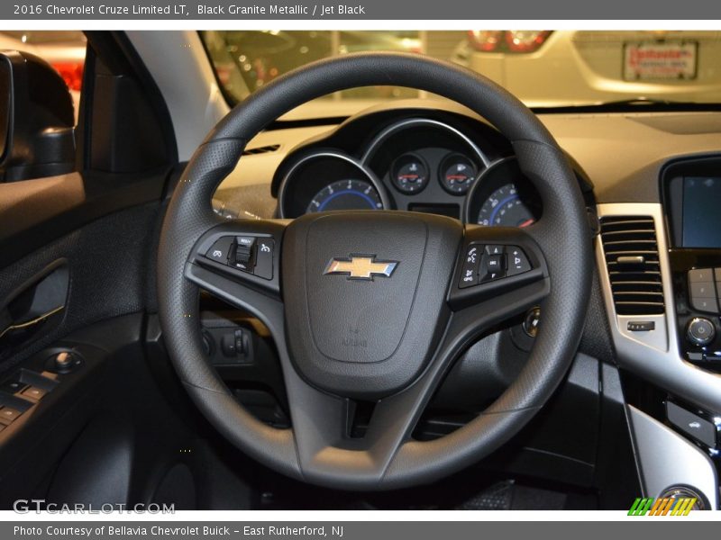 Black Granite Metallic / Jet Black 2016 Chevrolet Cruze Limited LT