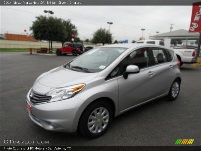 Brilliant Silver / Charcoal 2014 Nissan Versa Note SV