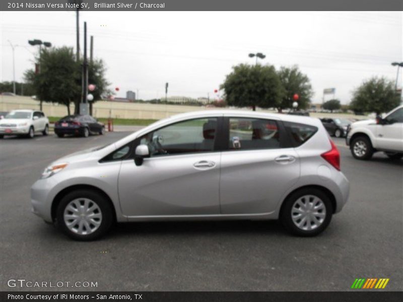 Brilliant Silver / Charcoal 2014 Nissan Versa Note SV