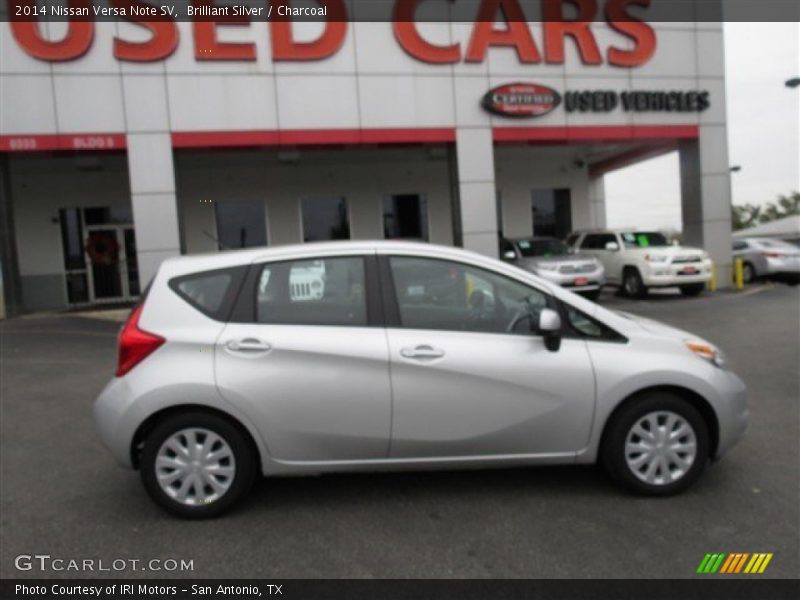 Brilliant Silver / Charcoal 2014 Nissan Versa Note SV