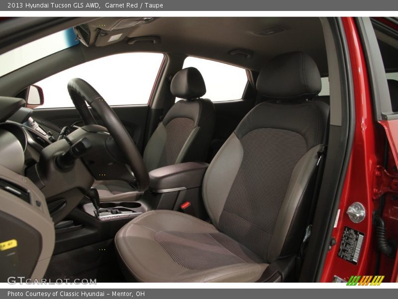 Garnet Red / Taupe 2013 Hyundai Tucson GLS AWD