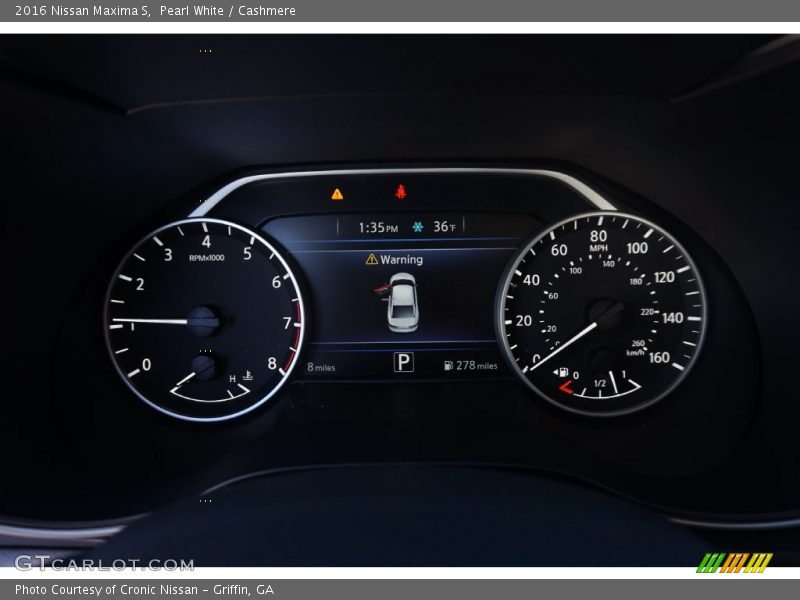 Pearl White / Cashmere 2016 Nissan Maxima S
