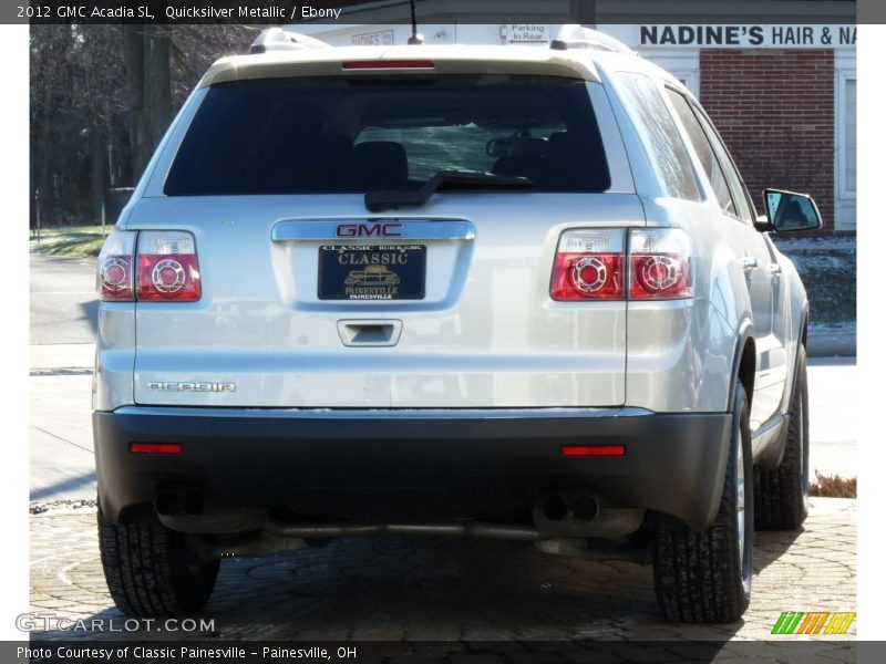 Quicksilver Metallic / Ebony 2012 GMC Acadia SL
