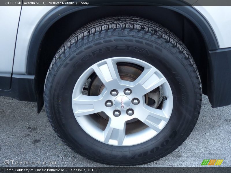 Quicksilver Metallic / Ebony 2012 GMC Acadia SL