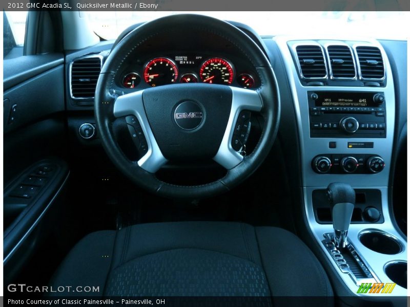 Quicksilver Metallic / Ebony 2012 GMC Acadia SL