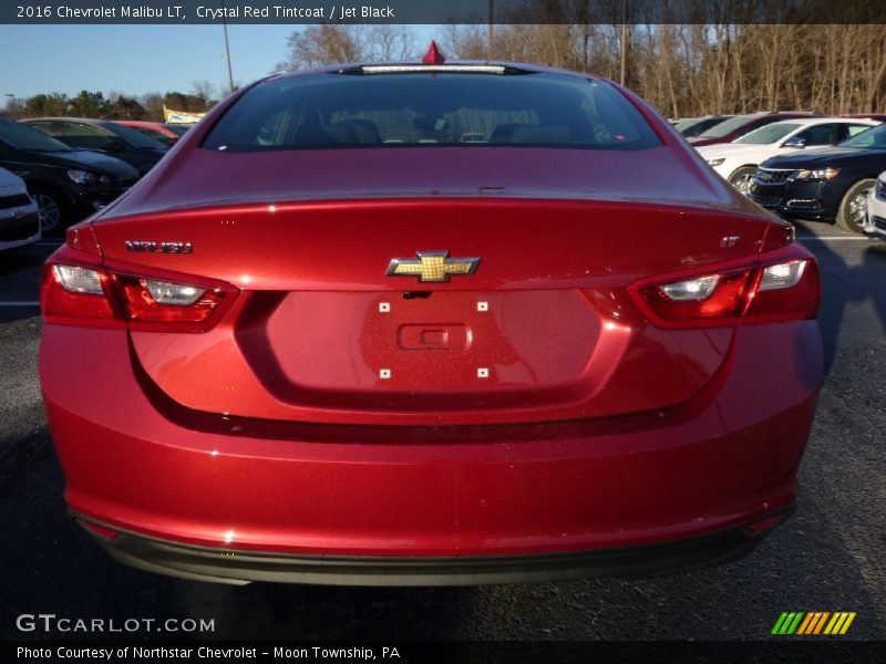 Crystal Red Tintcoat / Jet Black 2016 Chevrolet Malibu LT
