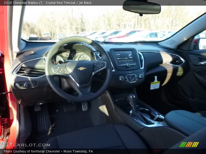 Crystal Red Tintcoat / Jet Black 2016 Chevrolet Malibu LT