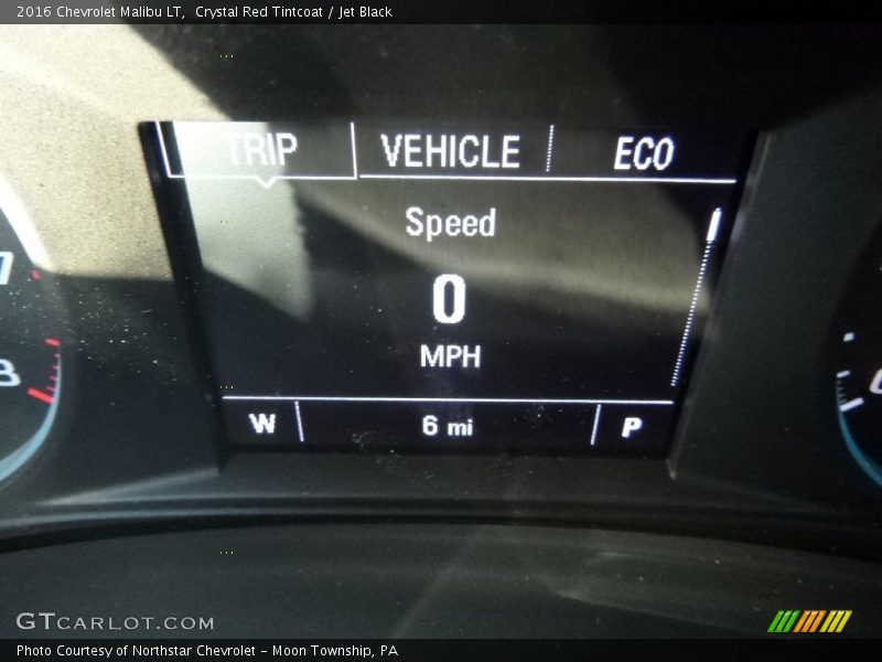 Crystal Red Tintcoat / Jet Black 2016 Chevrolet Malibu LT