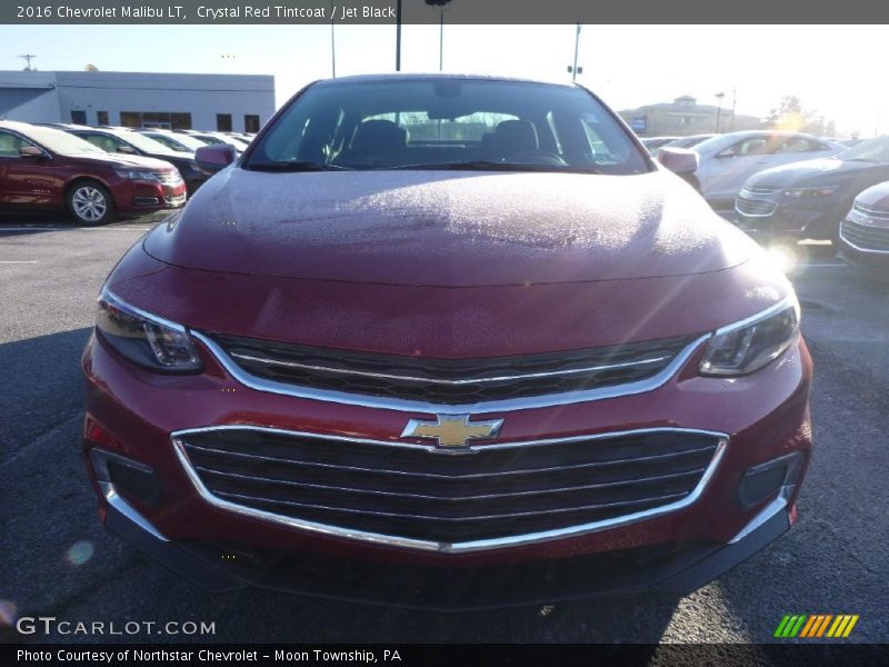 Crystal Red Tintcoat / Jet Black 2016 Chevrolet Malibu LT