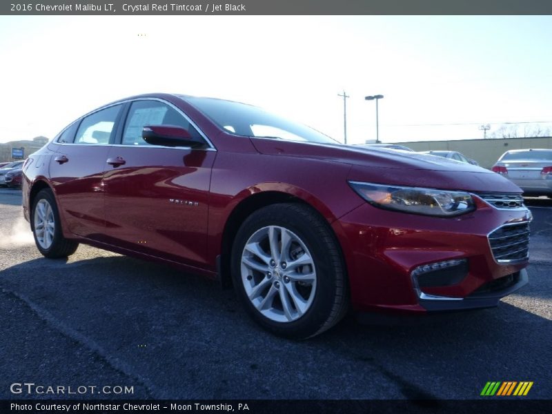 Crystal Red Tintcoat / Jet Black 2016 Chevrolet Malibu LT