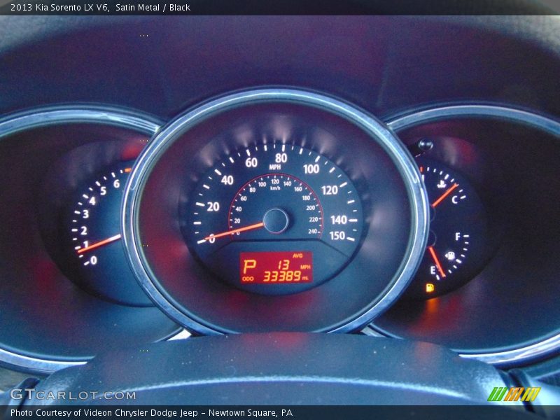 Satin Metal / Black 2013 Kia Sorento LX V6