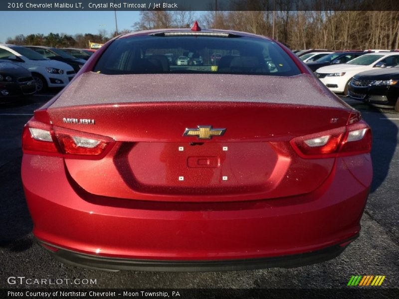 Crystal Red Tintcoat / Jet Black 2016 Chevrolet Malibu LT