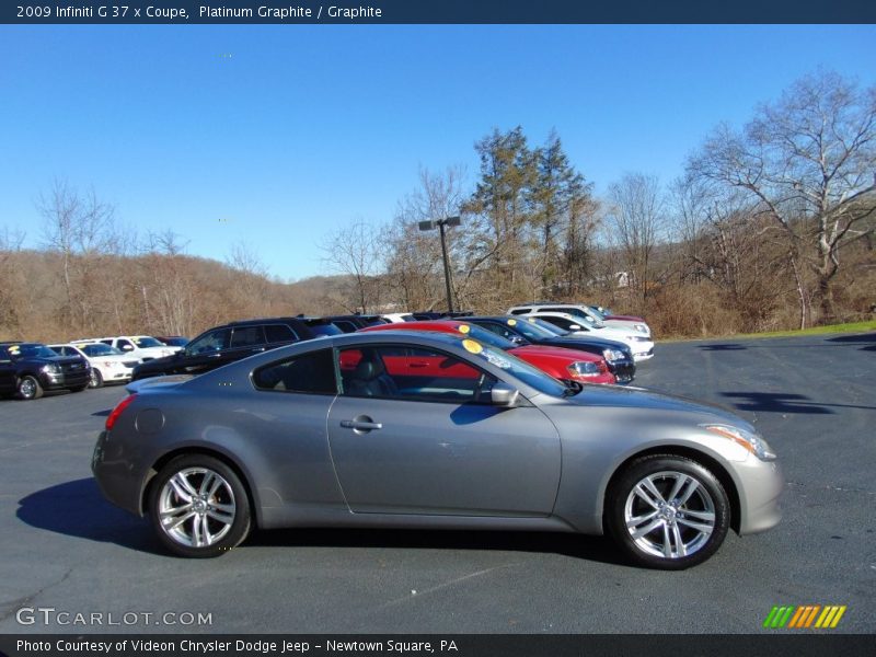 Platinum Graphite / Graphite 2009 Infiniti G 37 x Coupe