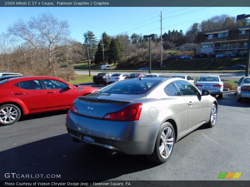 Platinum Graphite / Graphite 2009 Infiniti G 37 x Coupe