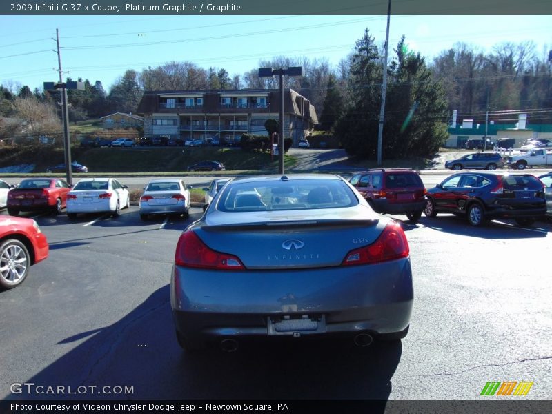 Platinum Graphite / Graphite 2009 Infiniti G 37 x Coupe