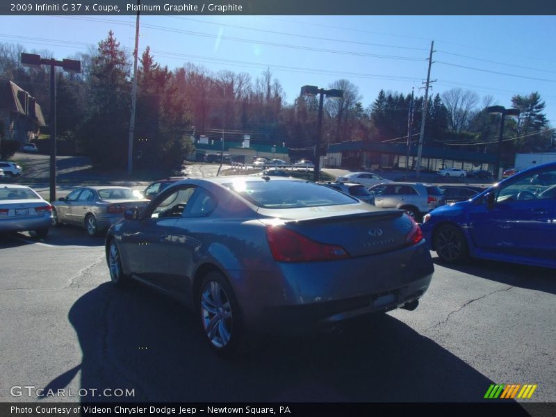 Platinum Graphite / Graphite 2009 Infiniti G 37 x Coupe