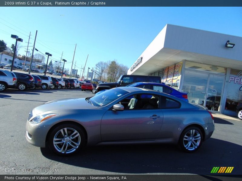 Platinum Graphite / Graphite 2009 Infiniti G 37 x Coupe