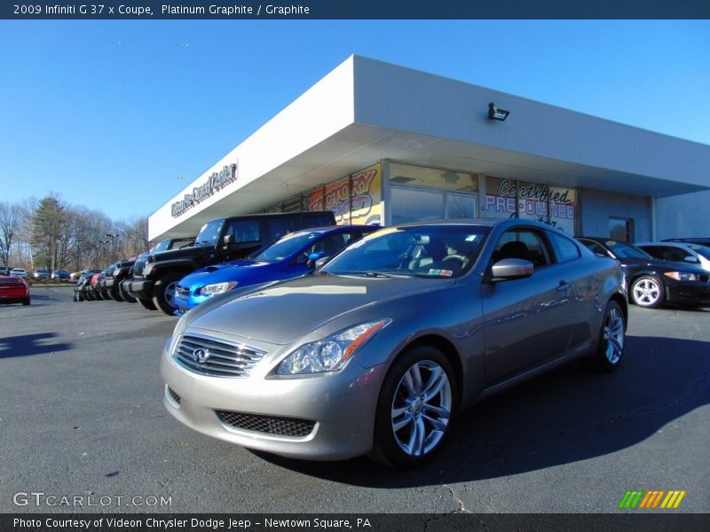 Platinum Graphite / Graphite 2009 Infiniti G 37 x Coupe