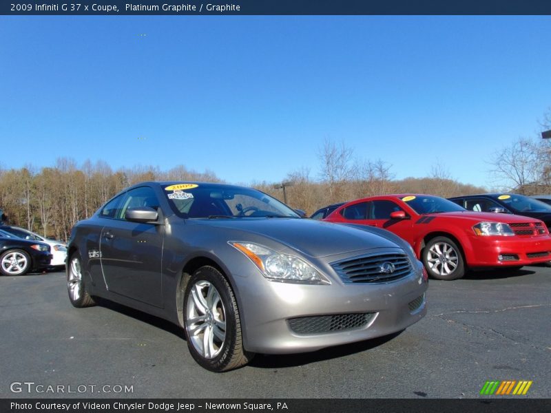 Platinum Graphite / Graphite 2009 Infiniti G 37 x Coupe