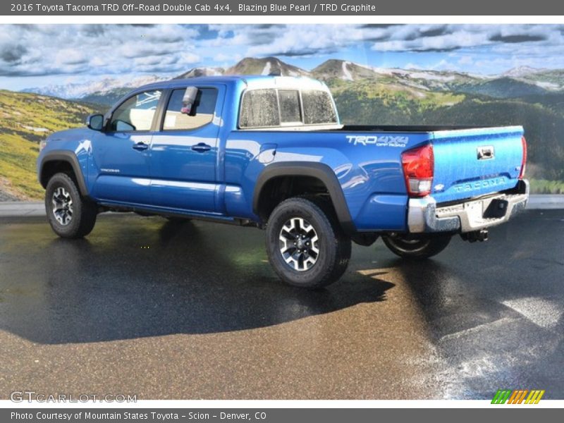  2016 Tacoma TRD Off-Road Double Cab 4x4 Blazing Blue Pearl