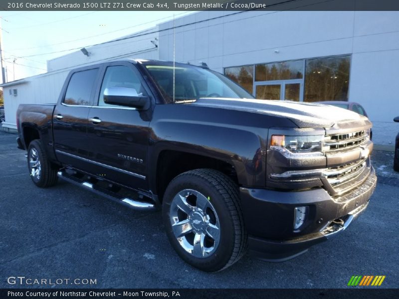 Tungsten Metallic / Cocoa/Dune 2016 Chevrolet Silverado 1500 LTZ Z71 Crew Cab 4x4