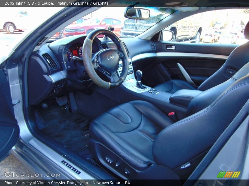Platinum Graphite / Graphite 2009 Infiniti G 37 x Coupe
