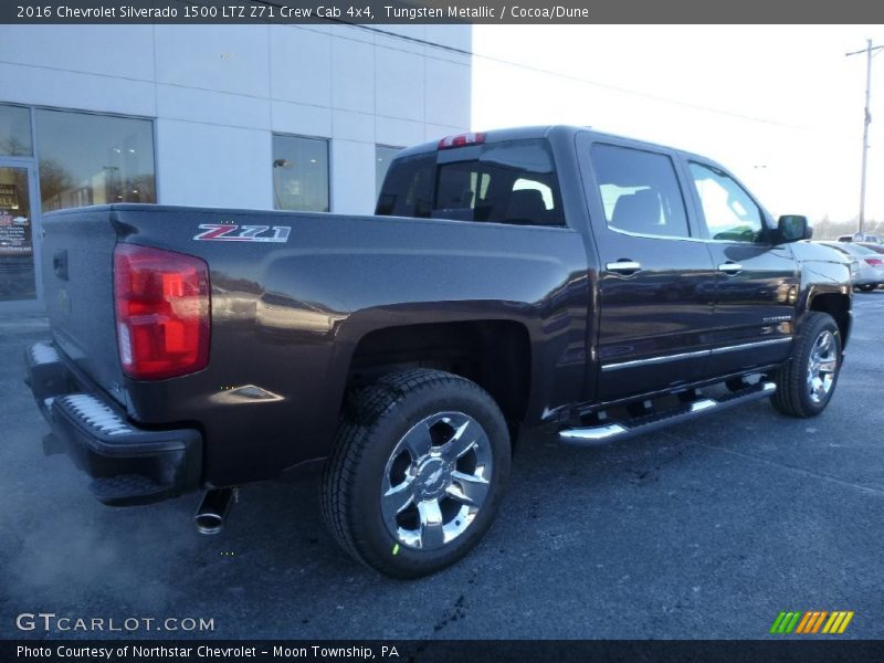Tungsten Metallic / Cocoa/Dune 2016 Chevrolet Silverado 1500 LTZ Z71 Crew Cab 4x4