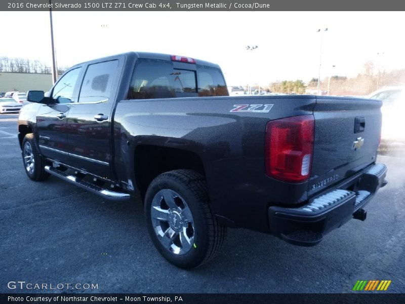 Tungsten Metallic / Cocoa/Dune 2016 Chevrolet Silverado 1500 LTZ Z71 Crew Cab 4x4
