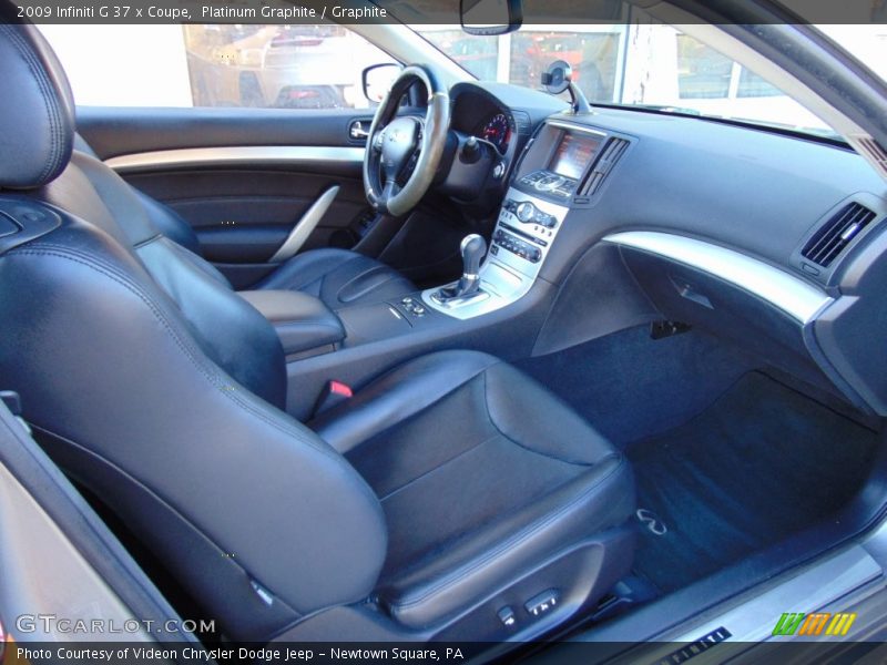 Platinum Graphite / Graphite 2009 Infiniti G 37 x Coupe