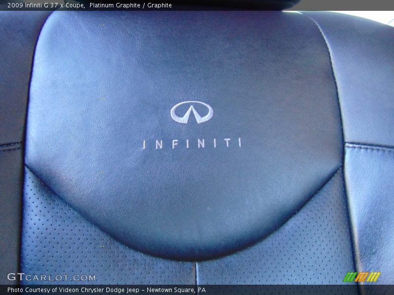 Platinum Graphite / Graphite 2009 Infiniti G 37 x Coupe