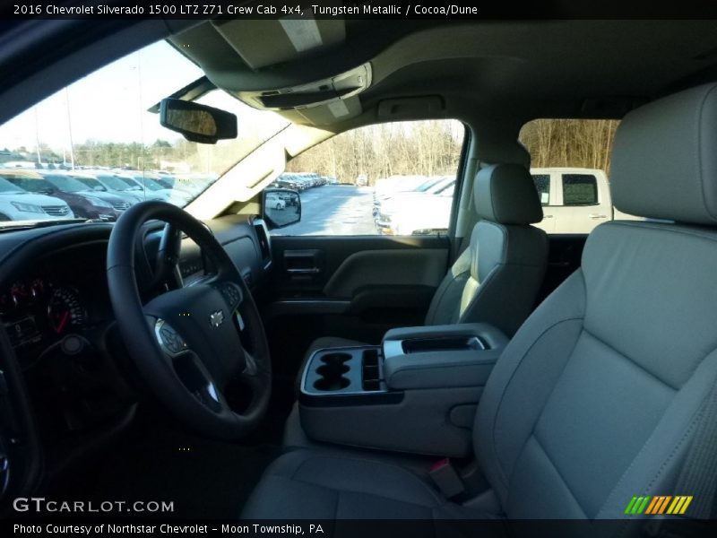 Tungsten Metallic / Cocoa/Dune 2016 Chevrolet Silverado 1500 LTZ Z71 Crew Cab 4x4