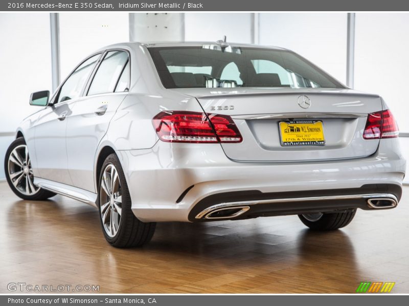 Iridium Silver Metallic / Black 2016 Mercedes-Benz E 350 Sedan