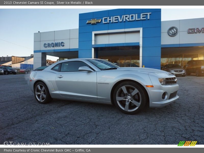 Silver Ice Metallic / Black 2013 Chevrolet Camaro SS Coupe