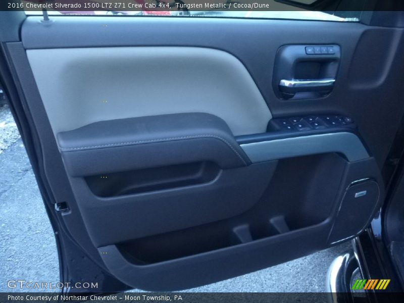 Tungsten Metallic / Cocoa/Dune 2016 Chevrolet Silverado 1500 LTZ Z71 Crew Cab 4x4
