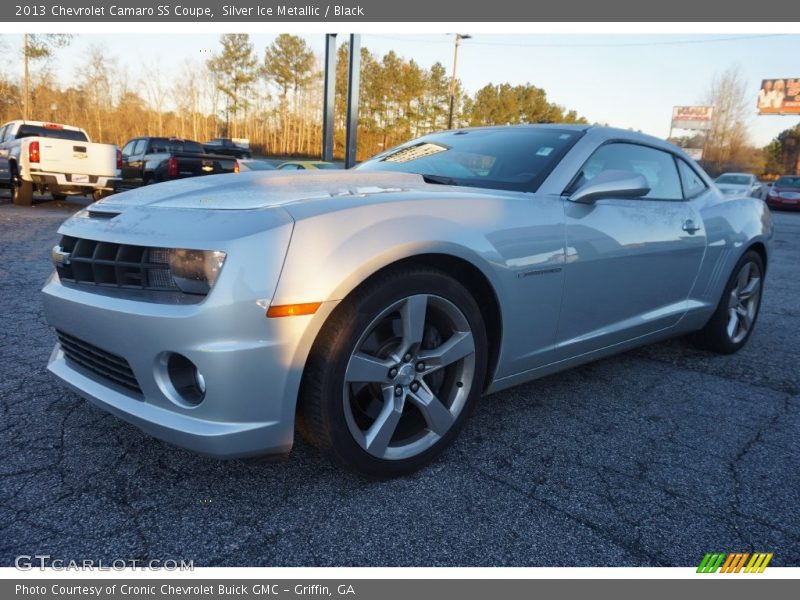 Silver Ice Metallic / Black 2013 Chevrolet Camaro SS Coupe