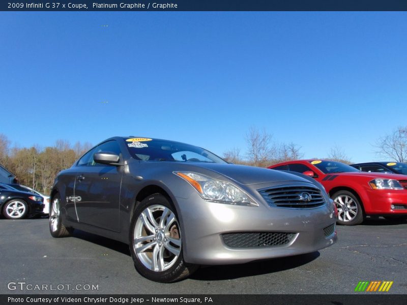 Platinum Graphite / Graphite 2009 Infiniti G 37 x Coupe