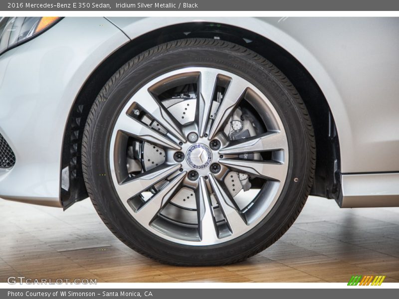 Iridium Silver Metallic / Black 2016 Mercedes-Benz E 350 Sedan