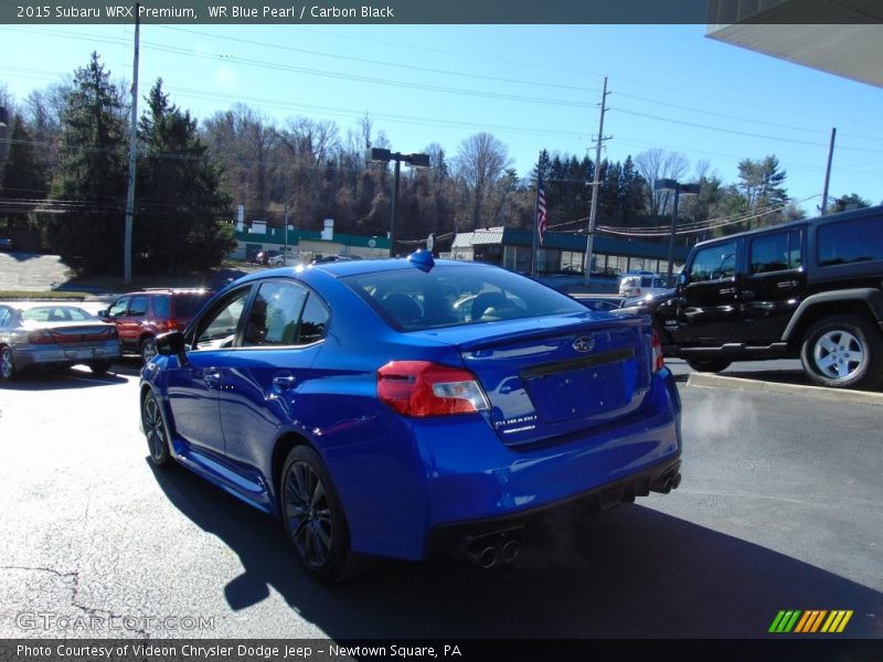 WR Blue Pearl / Carbon Black 2015 Subaru WRX Premium