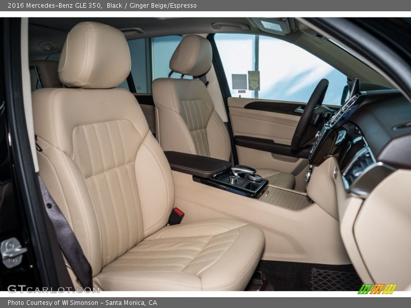 Black / Ginger Beige/Espresso 2016 Mercedes-Benz GLE 350