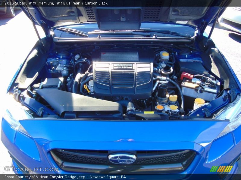 WR Blue Pearl / Carbon Black 2015 Subaru WRX Premium