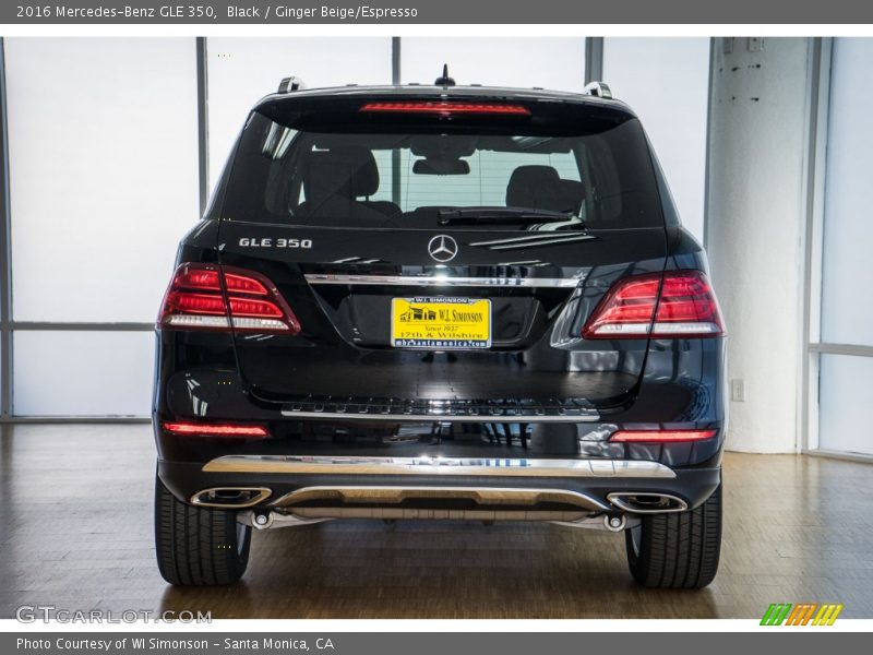 Black / Ginger Beige/Espresso 2016 Mercedes-Benz GLE 350