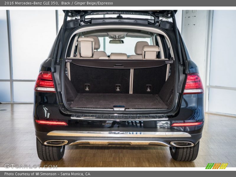 Black / Ginger Beige/Espresso 2016 Mercedes-Benz GLE 350