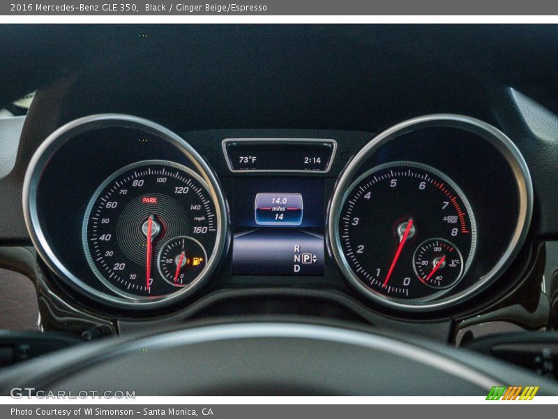 Black / Ginger Beige/Espresso 2016 Mercedes-Benz GLE 350