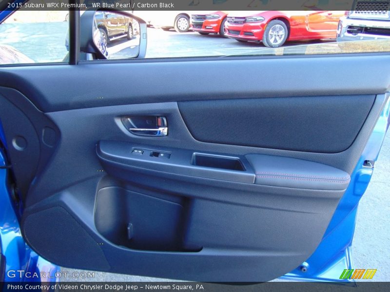 WR Blue Pearl / Carbon Black 2015 Subaru WRX Premium