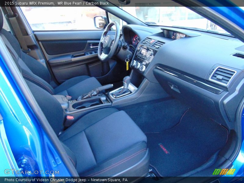 WR Blue Pearl / Carbon Black 2015 Subaru WRX Premium