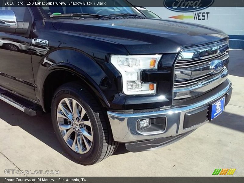 Shadow Black / Black 2016 Ford F150 Lariat SuperCrew