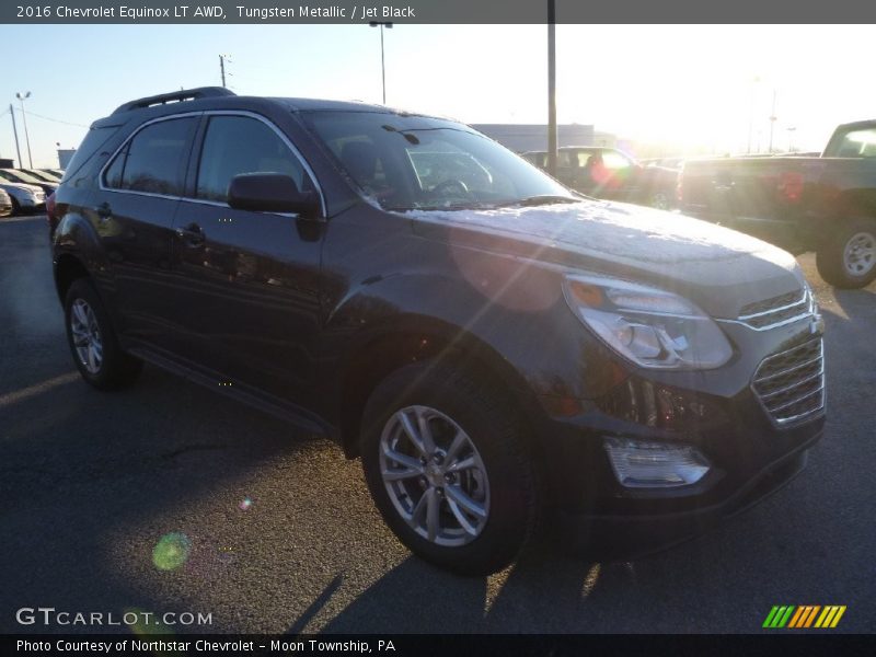 Tungsten Metallic / Jet Black 2016 Chevrolet Equinox LT AWD