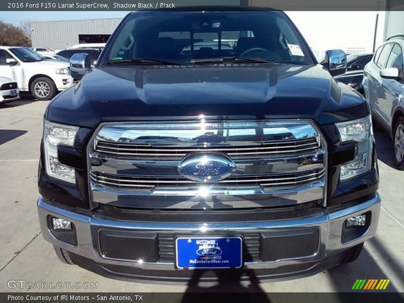 Shadow Black / Black 2016 Ford F150 Lariat SuperCrew