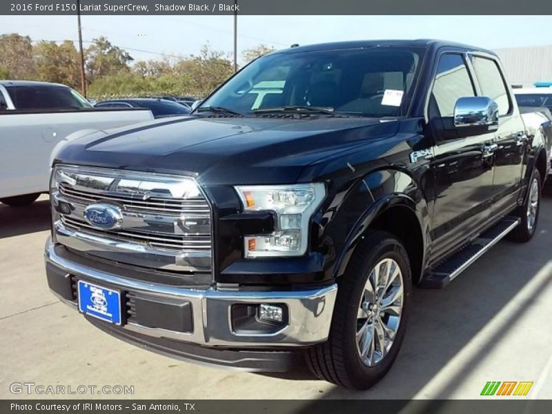 Shadow Black / Black 2016 Ford F150 Lariat SuperCrew