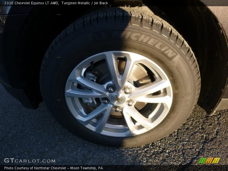 Tungsten Metallic / Jet Black 2016 Chevrolet Equinox LT AWD